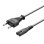 Cable alimentación Vention ZCLBAC CEE7/16 macho a C7 hembra 1.8m 250V 2.5A Negro