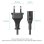 Cable alimentación Vention ZCLBAC CEE7/16 macho a C7 hembra 1.8m 250V 2.5A Negro