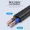 Cable alimentación Vention ZCLBAC CEE7/16 macho a C7 hembra 1.8m 250V 2.5A Negro