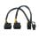 Cable alimentación tarjeta gráfica AISENS A131-0165 2x Molex 4-Pin Macho a PCI-E 6+2 Pin Macho 20cm cobre puro