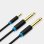 Cable Estéreo Vention BACBF 3.5mm Macho a 2x 6.35mm Macho 1m Negro Chapado Oro