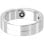 Anillo Inteligente Maxcom MR100 Plata Monitorización Salud, Notificaciones, IP68, 4-6 días batería
