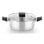Cacerola MONIX M240324 Acero Inoxidable 24 cm con Tapa de Cristal y Asas de Baquelita Cacerola MONIX M240324 Acero Inoxidable 24 cm con Tapa de Cristal y Asas de Baquelita