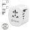 Adaptador Universal de Viaje Muvit For Change MCADP0006 2xUSB-A USB-C 15W Compatibilidad Mundial