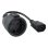 Kabeladapter Nanocable 10.22.0902 C14 Stecker zu CEE7 Buchse 50 cm Schwarz