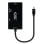 Konverter Nanocable Mini DisplayPort zu VGA HDMI 4K 15 cm Schwarz RoHS