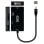 Konverter Nanocable Mini DisplayPort zu VGA HDMI 4K 15 cm Schwarz RoHS