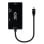 Konverter Nanocable Mini DisplayPort zu VGA HDMI 4K 15 cm Schwarz RoHS