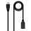Cabo HDMI Nanocable Prolongador 1 m Preto 18 Gbps V2.0 Macho-Hembra Cabo HDMI Nanocable Prolongador 1 m Preto 18 Gbps V2.0 Macho-Hembra