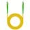 Cable de Fibra Óptica Nanocable 10.20.0002 Monomodo SC/APC-SC/APC Simplex LSZH 2m Amarillo