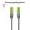 Cable de red Nanocable RJ45 CAT.6 UTP AWG26 CCA 30cm 10Gbps Gris