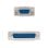 Câble Série Null Modem Nanocable 10.14.0802 DB9 F/DB25 M 1.8M Beige