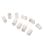 Conector RJ45 Nanocable Cat.5e 8 Hilos UTP Transparente 10 Unidades