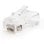 Conector RJ45 Nanocable Cat.5e 8 Hilos UTP Transparente 10 Unidades