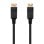 Cable DisplayPort Nanocable 10.15.2300 0.5m 1.2 4K 20 Pines Macho-Macho Negro