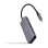 Hub Nanocable 4 puertos USB-C 5Gbps modelo 10.16.4504 aluminio 10cm gris Plug & Play