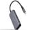Hub Nanocable 4 puertos USB-C 5Gbps modelo 10.16.4504 aluminio 10cm gris Plug & Play