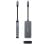 Hub Nanocable 4 puertos USB-C 5Gbps modelo 10.16.4504 aluminio 10cm gris Plug & Play