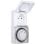 Programmateur Smartwares TM116B Enchufe Temporisé Blanc 3500W IP44