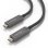 Cabo USB-C AISENS A157-0882 10m 10Gbps 3A 60W Fibra Óptica Preto