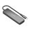 Docking USB-C AISENS ASUC-5P011-GR 1xHDMI 2xUSB-A USB-C PD 100W SD MicroSD Gris 15cm