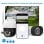 Kit de vidéosurveillance professionnel Nivian 2K, 10 caméras Wi-Fi, vision nocturne AI, double 16 canaux H.265+, 2 To