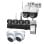 KIT CCTV Nivian Half4K 2560x1440 Cámara WiFi 8 Cámaras + Grabador 10 Canales Disco Duro Incluido