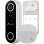 Nivian Vidéophone Intelligent WiFi Full HD avec Caméra, Audio Bidirectionnel, Compatible Alexa et Google