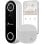 Nivian Vidéophone Intelligent WiFi Full HD avec Caméra, Audio Bidirectionnel, Compatible Alexa et Google