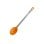 Cucharón Bra Efficient A195007 Naranja 35cm Nylon y Silicona Mango Acero Inoxidable