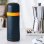 Termo per Alimenti Bra Enjoy Efficient 1000ml Acciaio Inox Nero/Arancio Antiscivolo
