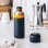 Termo per Alimenti Bra Enjoy Efficient 1000ml Acciaio Inox Nero/Arancio Antiscivolo