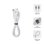 Cable USB-C Subblim PLUS 100W 1m Carga Rápida PD3.0 QC3.0 E-Marker Transferencia 480Mbps Blanco