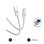Cabo USB-C Subblim PLUS 100W 2m nylon branco
