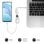 USB-C Kabel SUBBLIM PLUS 100W 2m Weiß Schnellladen Datenübertragung