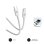 Cabo USB-C Subblim PLUS 100W 2m nylon branco