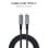 Cable USB-C Subblim HIGH USB4.0 240W 1,5m 40Gbps 8K Nylon Trenzado Aluminio E-Marker