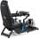 Simulador de voo Next Level Racing Microsoft Flight Simulator Edition Cockpit Flight Cabin Black