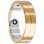Anillo Inteligente Maxcom MR100 Detección de Frecuencia Cardíaca IP68 Oro Talla 8 Ø18.2 mm