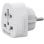 Adaptador universal Muvit For Change MCADP0007 Schuko 10A 2500W Policarbonato Seguridad