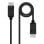 Cable DisplayPort Nanocable 10.15.2700 0.5m 4K 144Hz CCS Triple Apantallamiento Negro