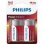 Pila Philips Power Alkaline LR20P2B/10 Alcalina 1,5V Pack de 2 Piezas