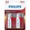 Pila Philips Power Alkaline LR20P2B/10 Alcalina 1,5V Pack de 2 Piezas