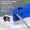 Pelacables Coaxial Vention KEBL0 3,2-9,0mm Acero ABS Azul Cuchillas Convertibles Profesional