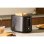 Toaster Xiaomi XMTSJ01FD 2 breite Schlitze 930 W 6 Bräunungsstufen Auftaufunktion Krümelschublade Schwarz