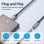 Conversor Vention BGMHF USB-C a Jack 3.5mm DAC Alta Fidelidad 1m Gris