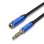 Cable estéreo Vention BHCLD Jack 3.5mm macho a hembra 50cm azul dorado PVC