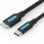 Cable USB 3.0 Vention CQABF MicroUSB Macho - USB Tipo-C Macho 5Gbps 1m Preto