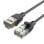 Cable de red Vention IBIBL Cat.6A 10m RJ45 UTP Negro alta velocidad