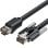 Cable de red RJ45 Vention IBUBJ Cat6A SFTP 8m 10Gbps Blindado PVC Negro